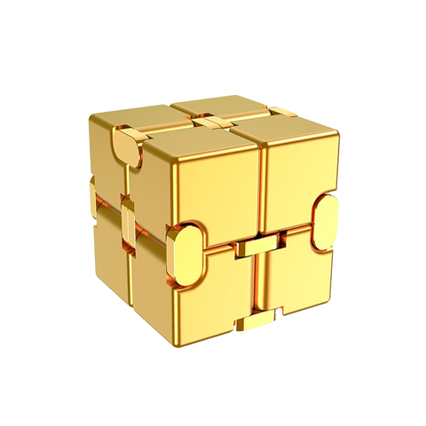 infinity cube gold