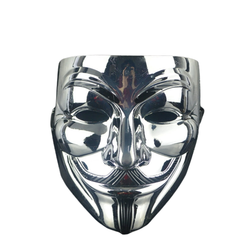 masque anonymous argent