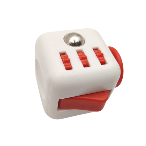 fidget cube rouge