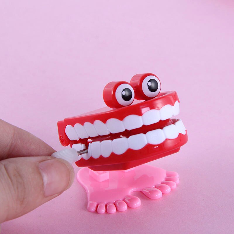 Dentier sautillant avec pieds dentier sauteur drole et humoristique -  Totalcadeau